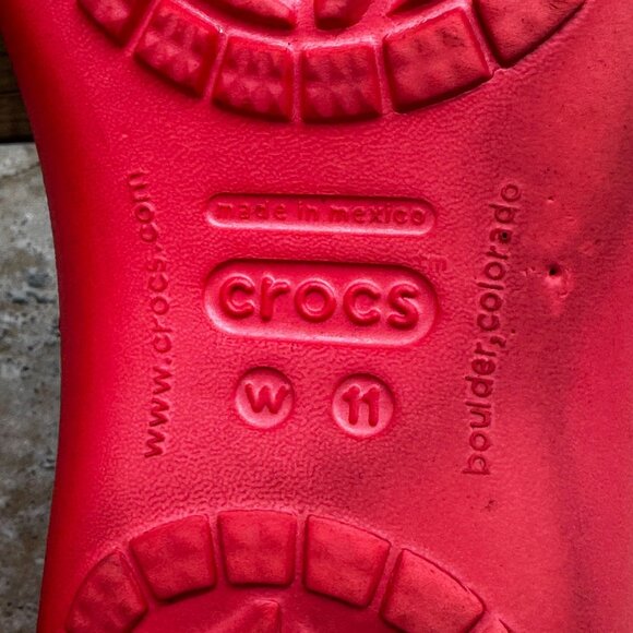 Crocs Shoes Womens Size 11 Pink Kadee Ballet Flats Slip On Lightweight Comfort - Picture 8 of 9